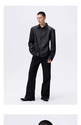 Detachable Padded Long Sleeve Crop Shirt
