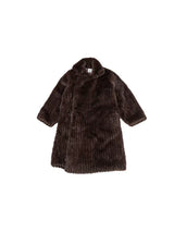 Unisex Oversized Knee-length Faux Fur Coat
