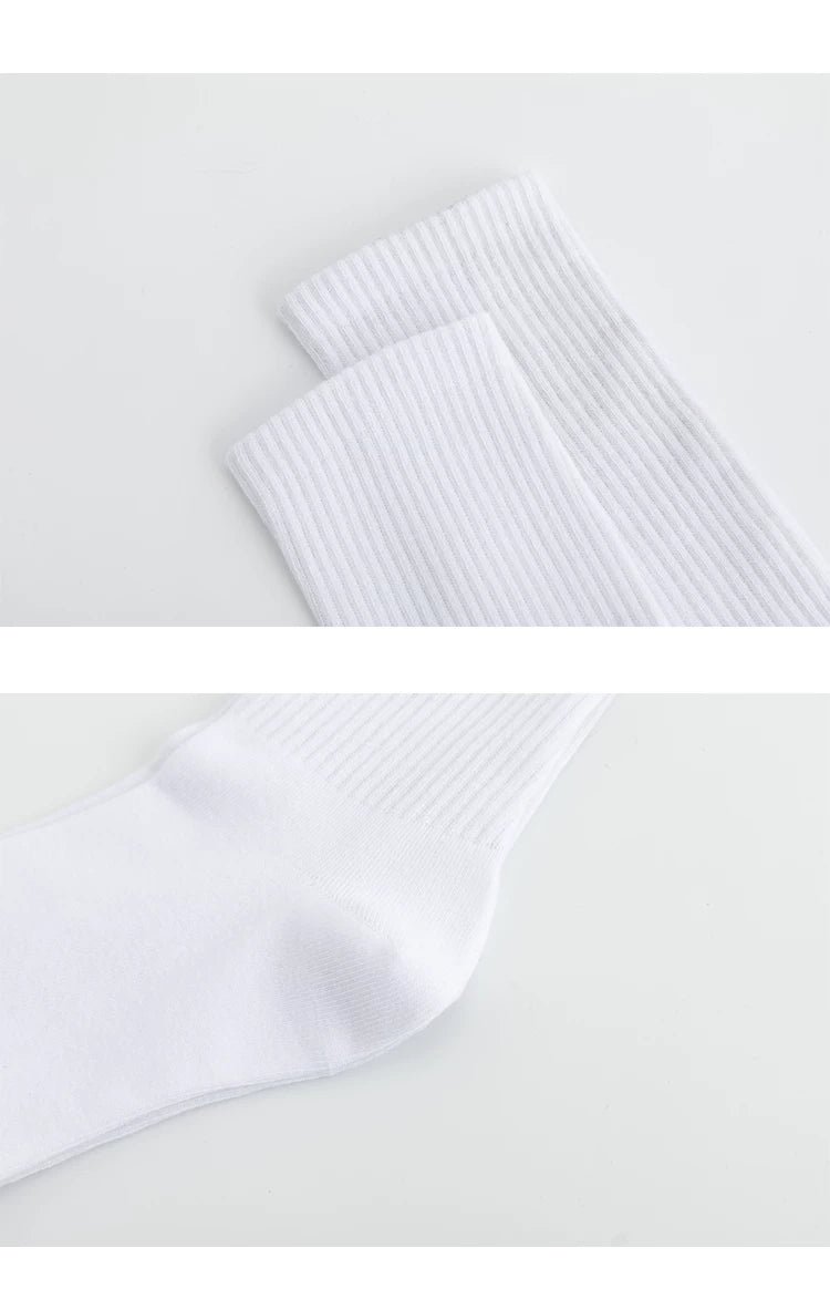 Men's One Size Cotton High-Top Socks