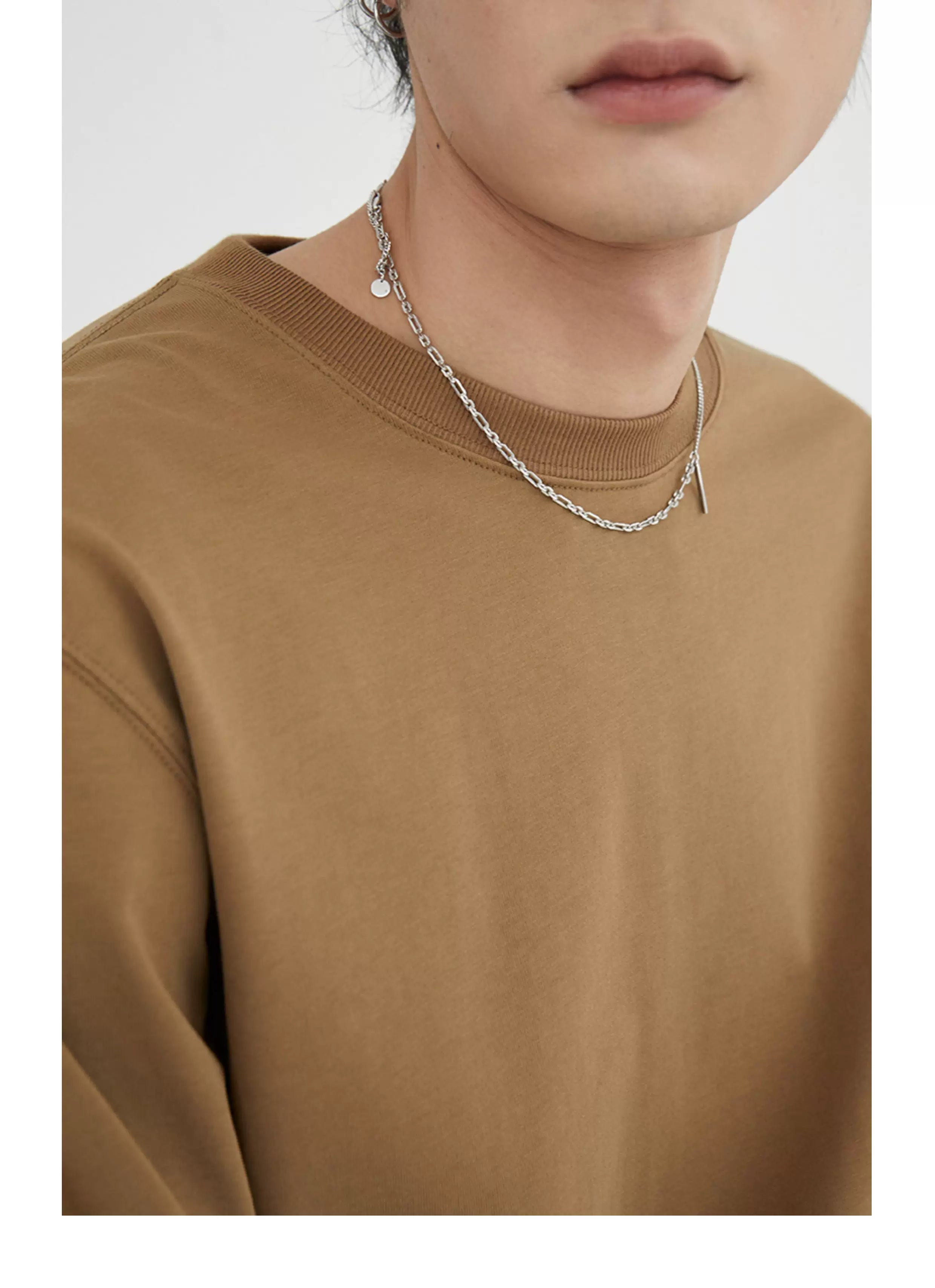 Long-Sleeved Mercerized Combed Tee