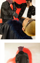 Two-Tone Cat Ear Knit Beanie