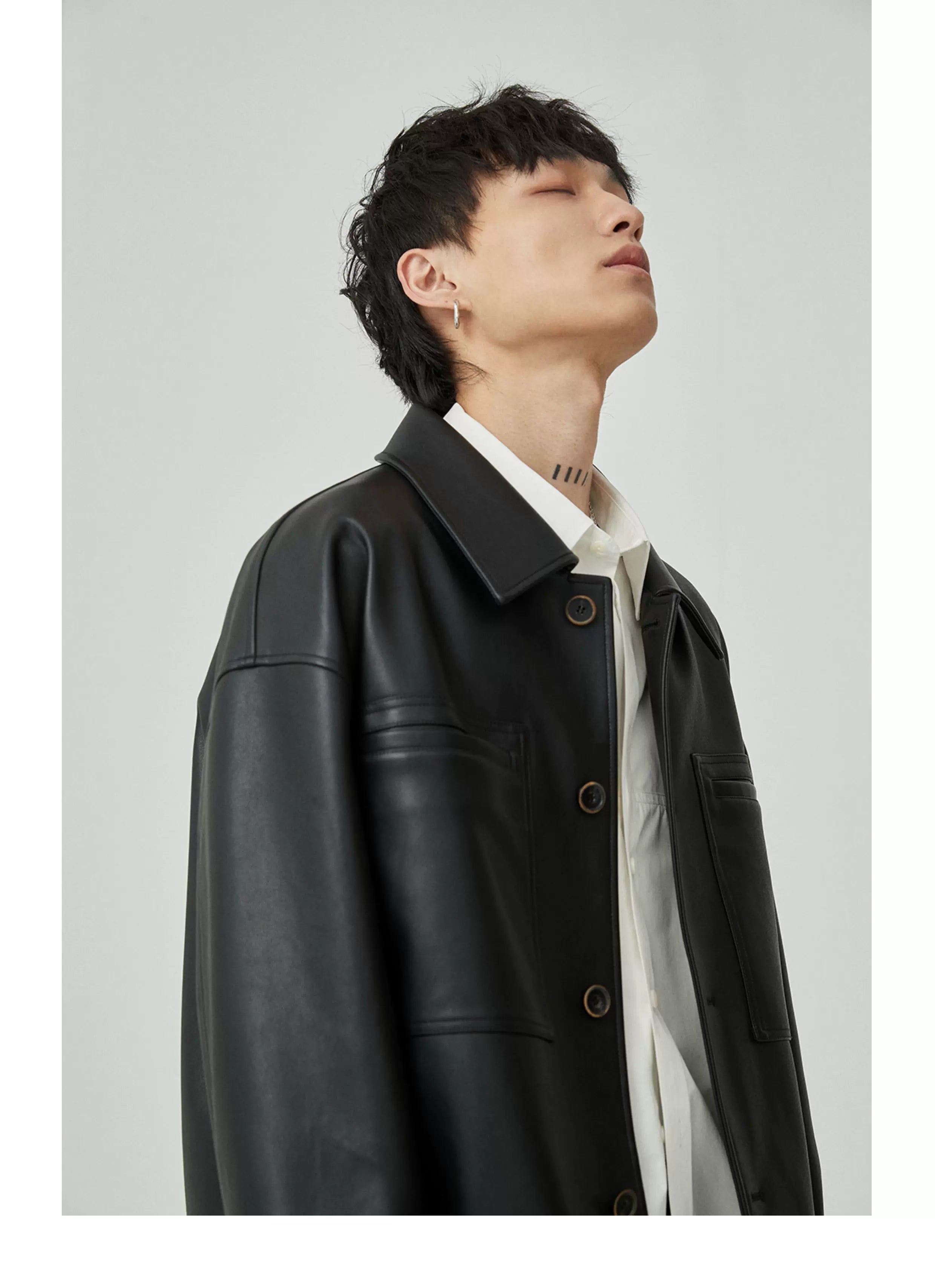Split Pocket Basic Cotton Shirt