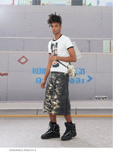 Slim Nerd Punk Portrait Print Tee