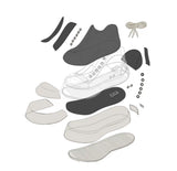 Leather Platform Casual Sneakers