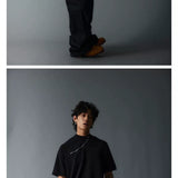 Short Sleeve Mock Neck Zip Tee