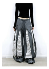 6-Zip Deconstructed Reversible Relaxed Sweatpants