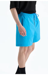 Supima Nylon Blend Drawstring Shorts