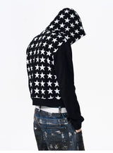 Men's Star Printed Hooded Jacket