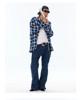 Brushed Workwear Plaid Shirt