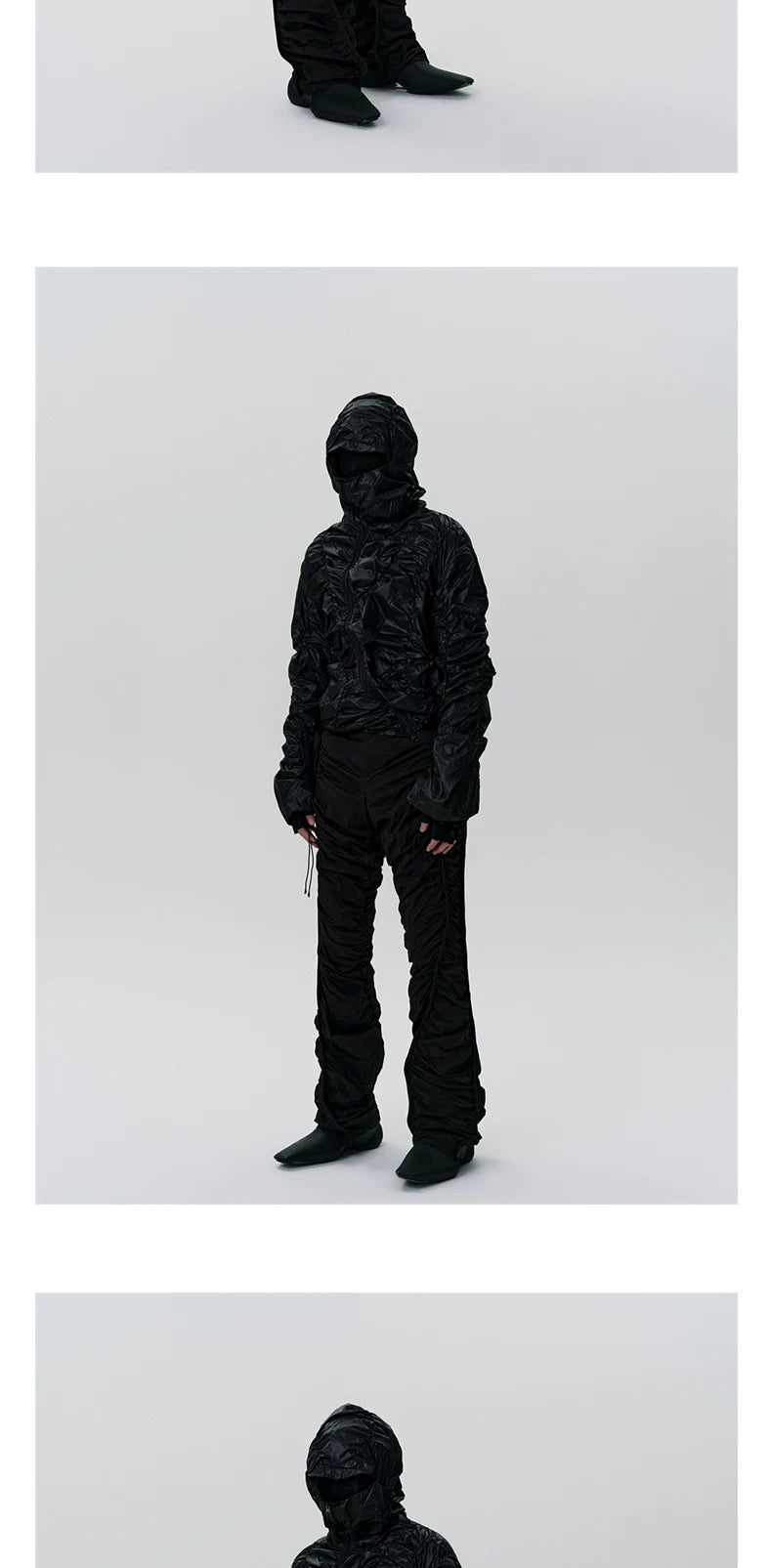 Lightweight Wrinkle Hooded Sun Jacket