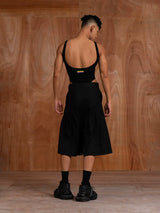 Black Backless Stretchy Shapewear Tank Bodysuits