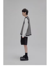 Draped Drawstring Wide Shorts