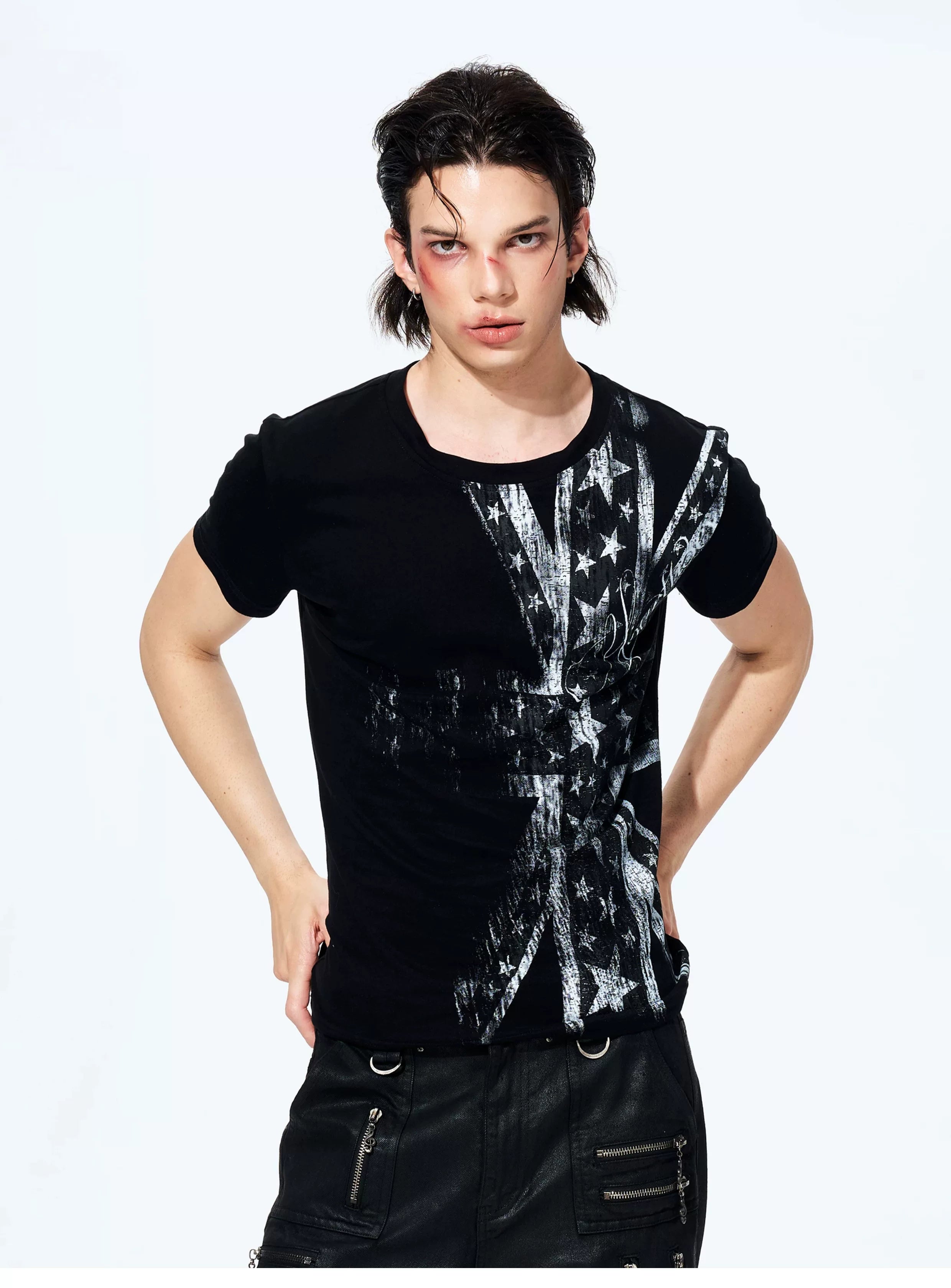 Men's Union Jack Print Tees