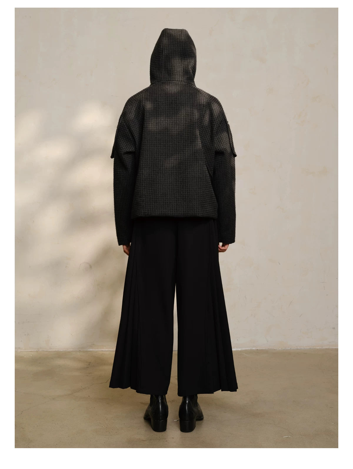 Black Hooded Zip Bee Keeper Jacket