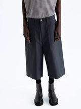Heavy Vintage Textured Cotton Cargo Shorts
