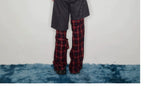 Y2K Punk Lace-Up Plaid Cargo Pants