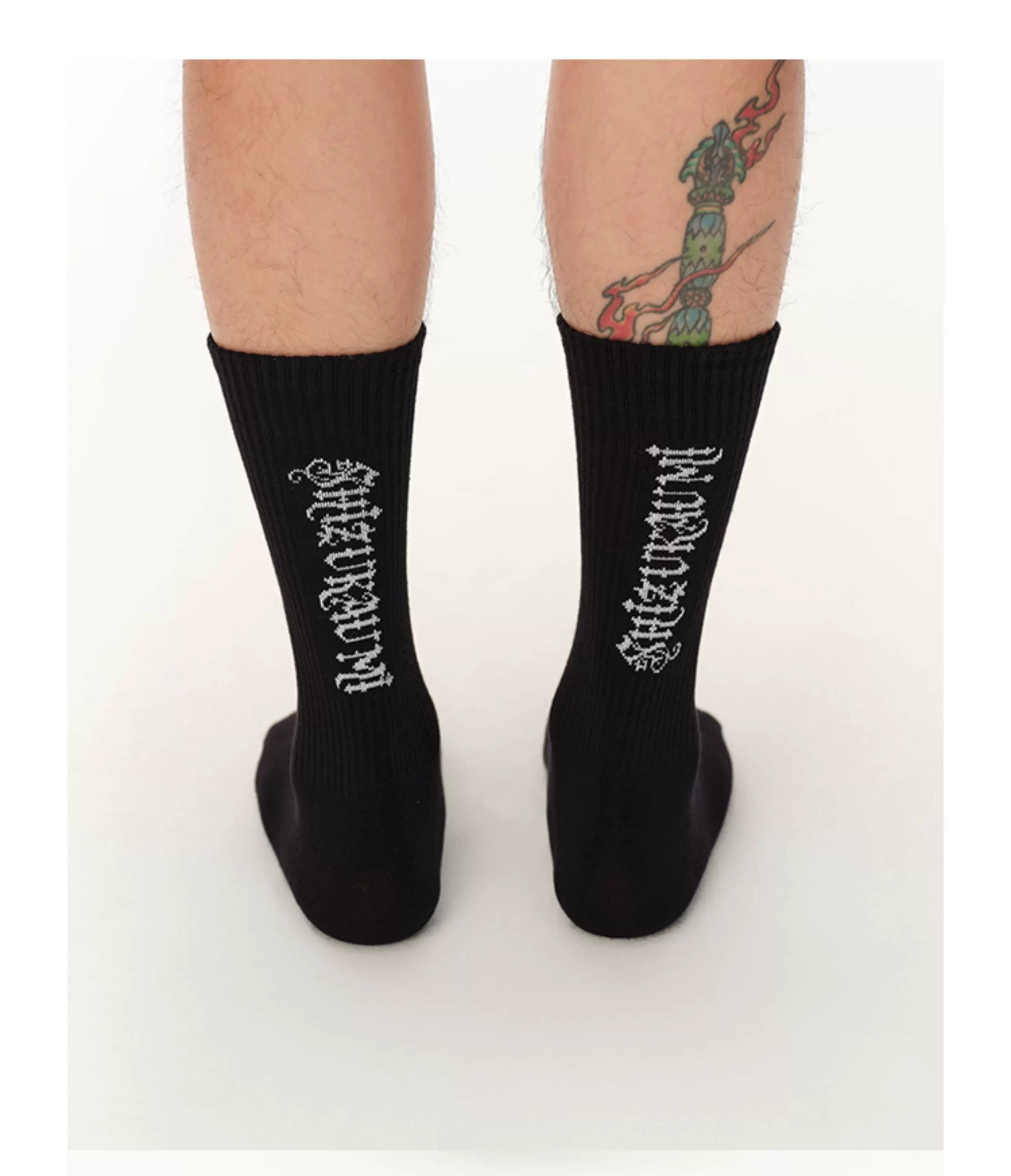 Men's One Size Cotton High-Top Socks