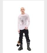 Opium Print Slim Stretchy Lyocell Tee