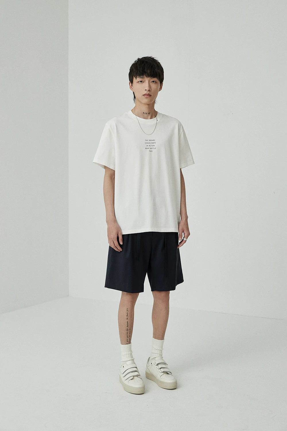 Draped Drawstring Elastic Waist Pleated Shorts