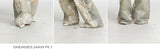 Vintage Digital Lace Print Flare Jeans