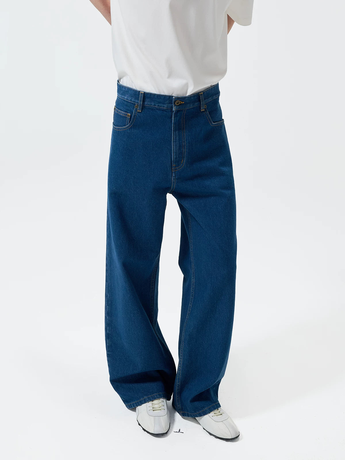 Five Pocket Indigo Wash Denim Pants
