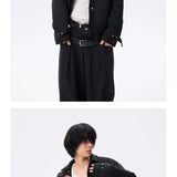 Wool Blend Quilted Short Jacket