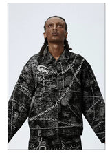 American Chain Print Detroit Work Jacket