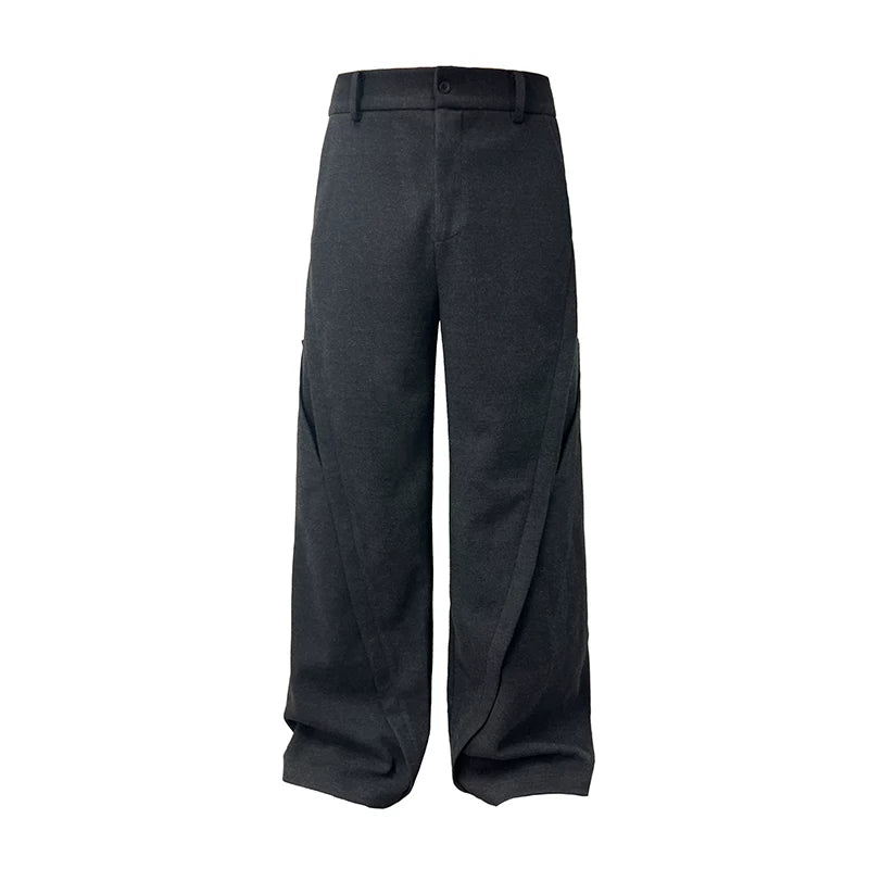 Loose Flare Fleece Pants