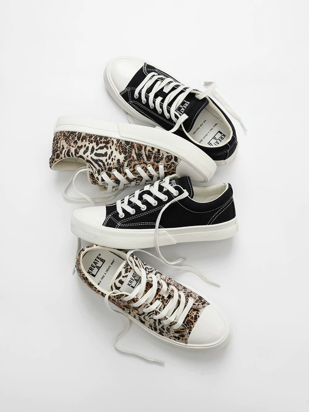 Low-top Cork Platform Casual Canvas Shoes