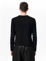Men's Cross Eyelet Long Sleeve Tee