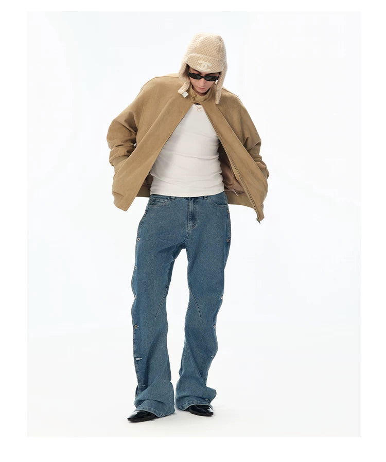 Vintage Suede Harrington Jacket