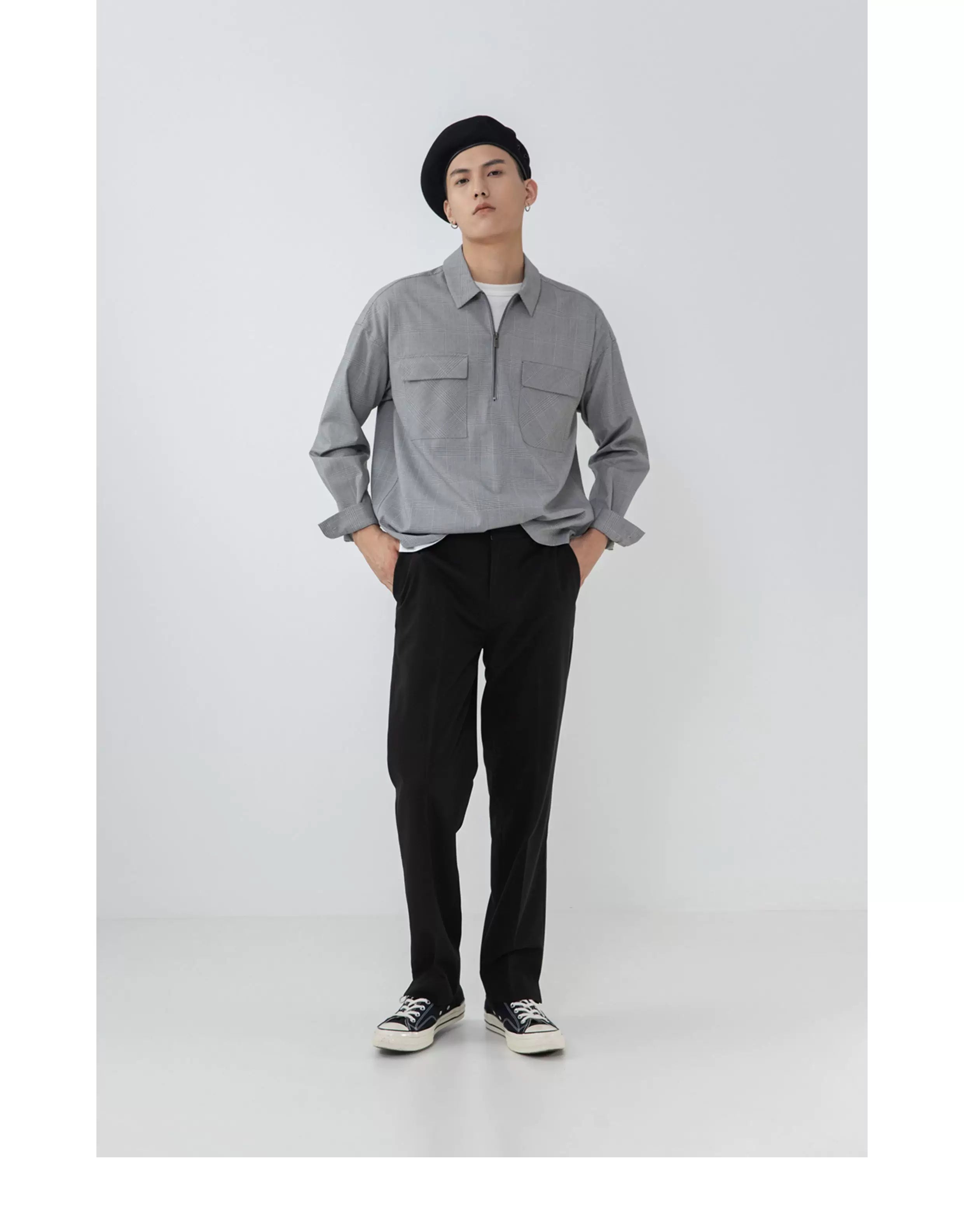 Drapey Straight Split Lounge Pants