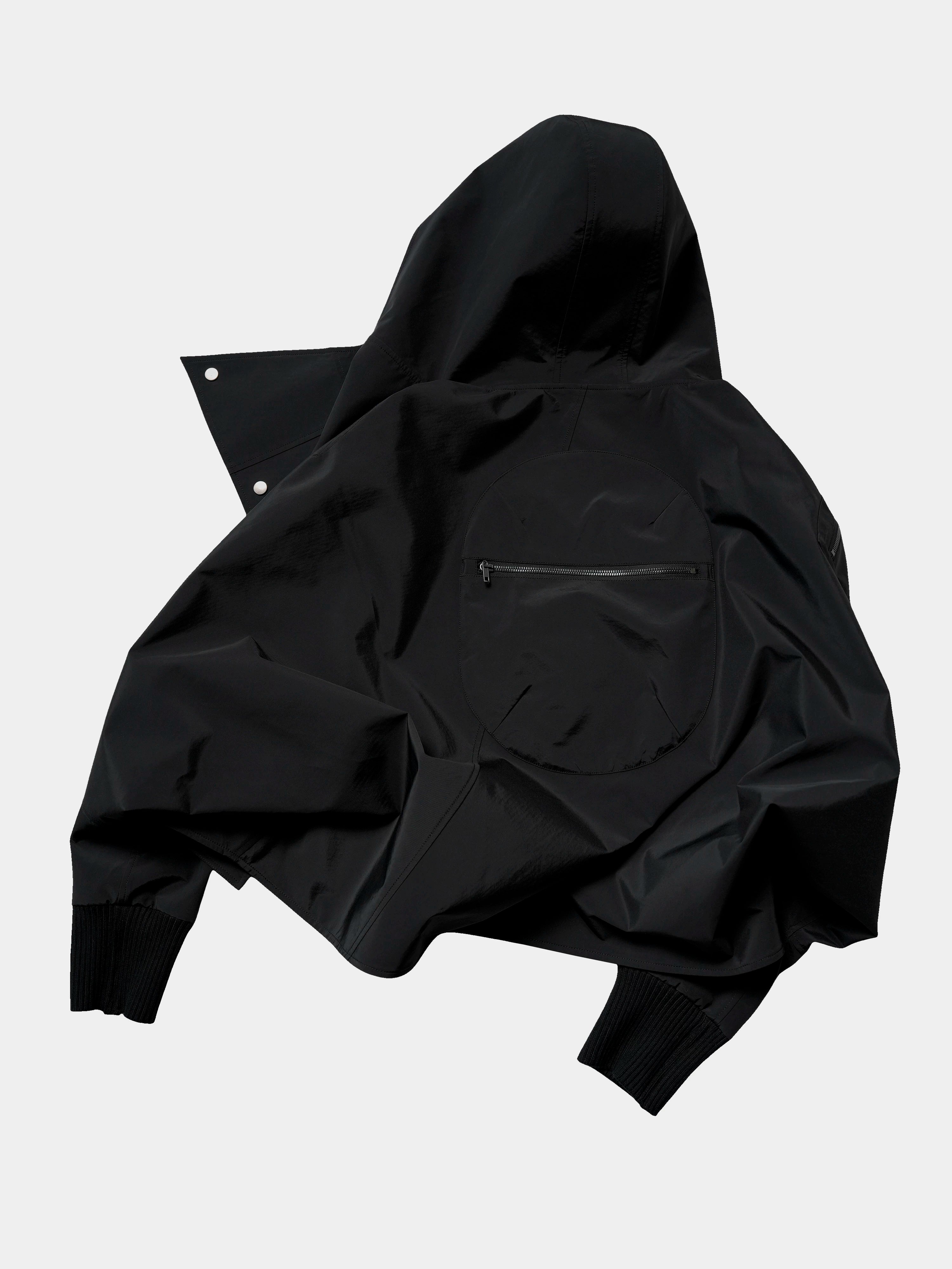 Batwing Sleeve Hard Shell Jacket