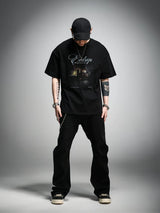 Printed Loose Short Sleeve Tee