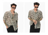 Island Star Linen Blend Hawaiian Shirt