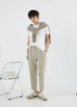 Elastic Waist Loose Ankle Pants