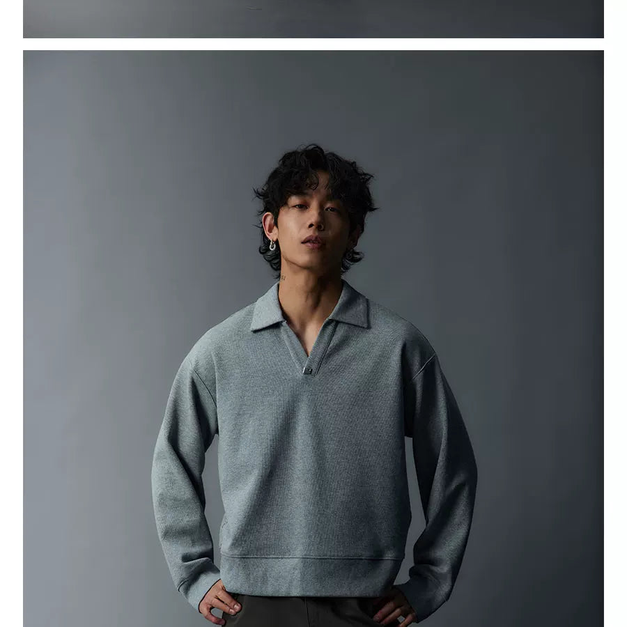 Two Tone Split Collar Polo Tees