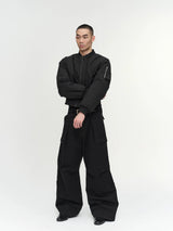 M51 Loose Fit Washed Cargo Pants