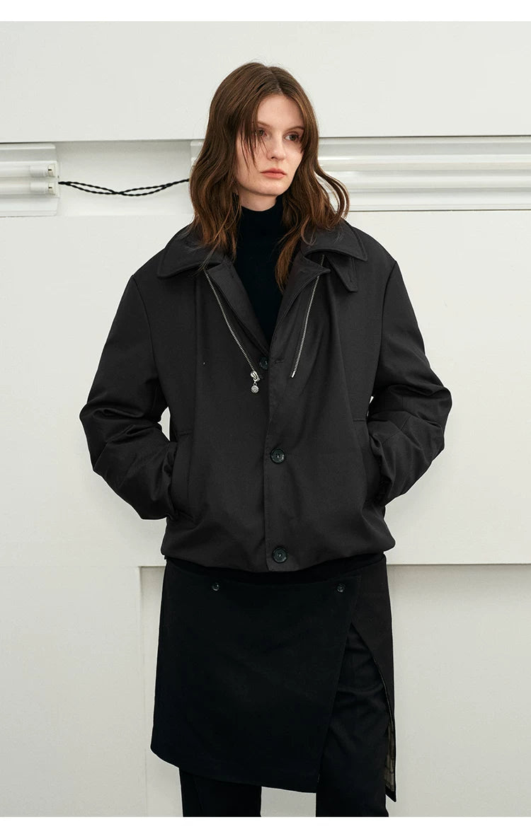 Men's Winter 3-in-1 Vest Scarf Coat