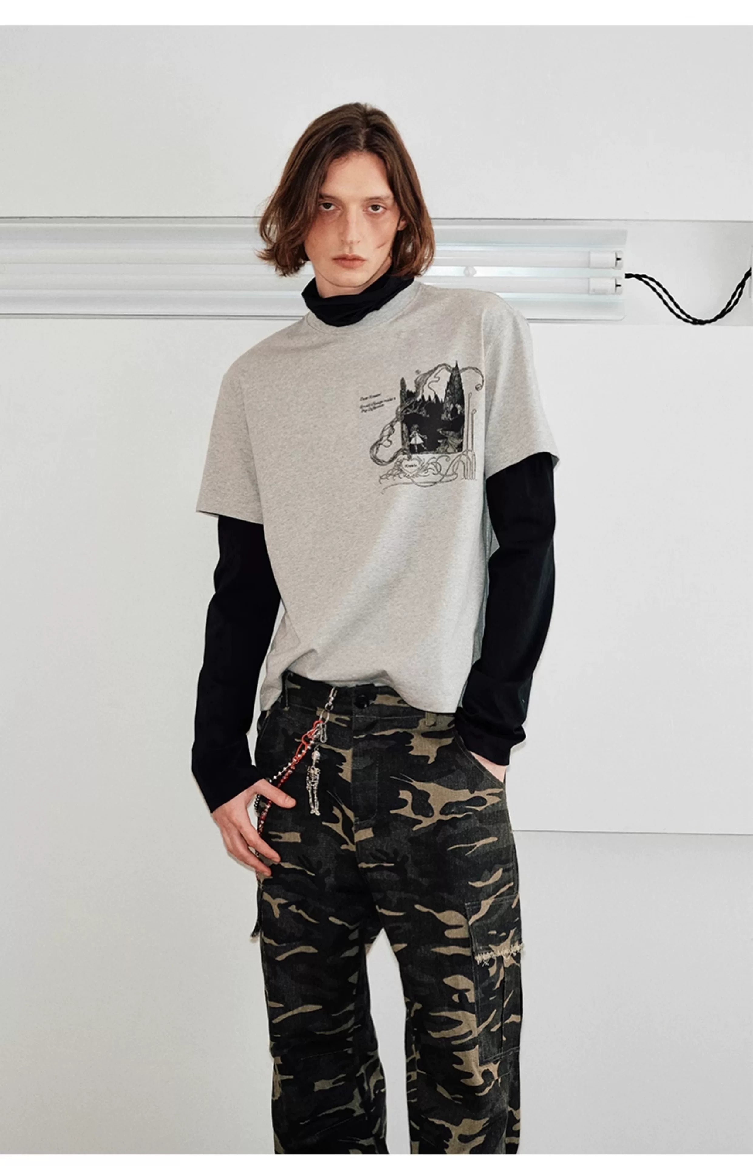 Loose Camouflage Cargo Pants