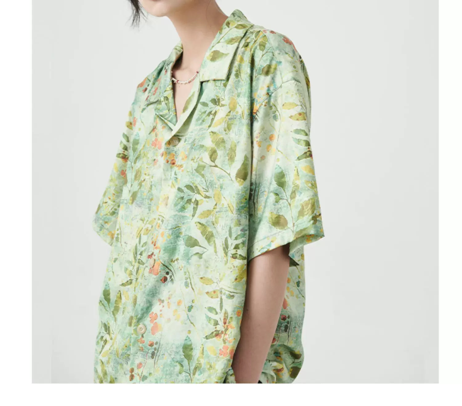 Loose Short Sleeve Hawaiian Shirt