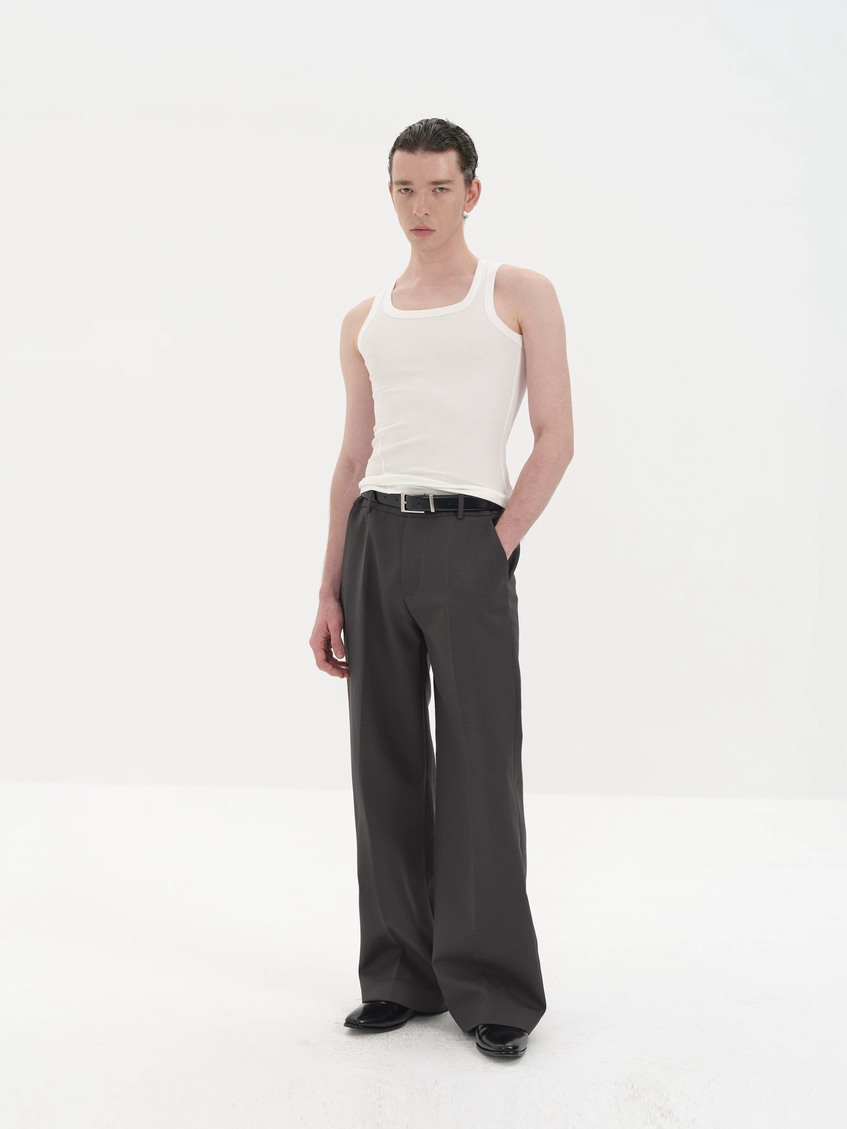 Flattering Lightweight Wide Collar Tank Tops