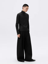 Cropped Slim Fit Long Sleeve Tee