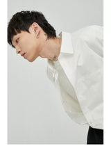Split Pocket Basic Cotton Shirt