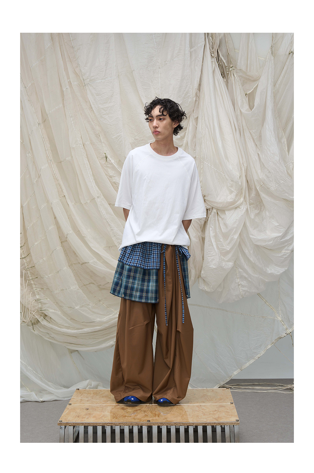 Plaid Unisex Skirt Extender