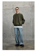 Vintage Washed Flared Denim Pants