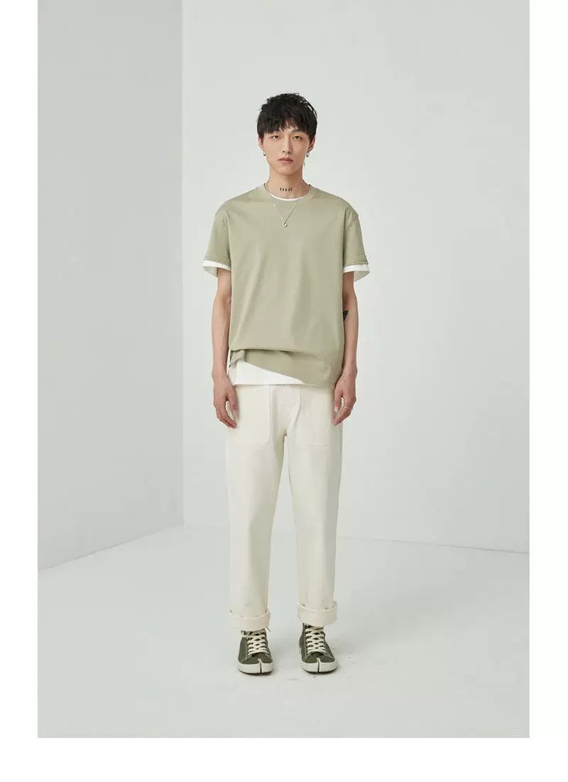 Double-Sided Mercerized Long Staple Cotton Tee