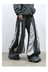 6-Zip Deconstructed Reversible Relaxed Sweatpants