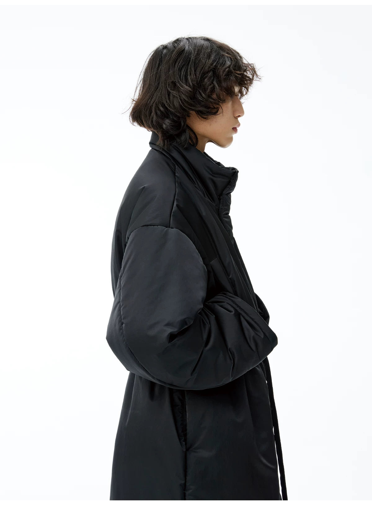 Waist-Cinched 3M Padded Parka