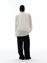 Men's Mohair Henley Sweater